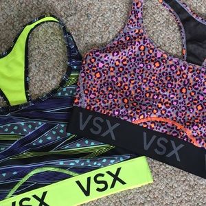 Two VSX Sport bras